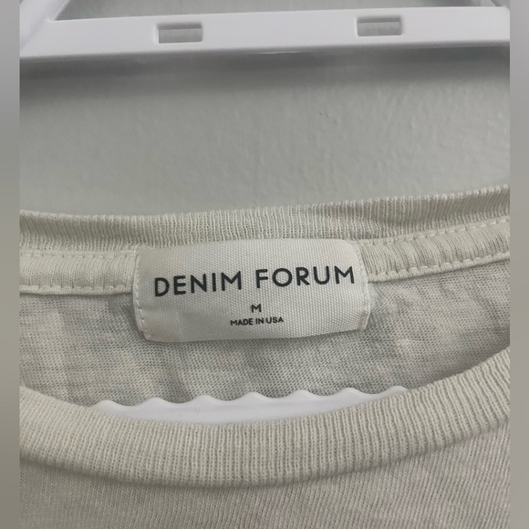 Denim Forum Cropped Tee - Picture 2 of 2